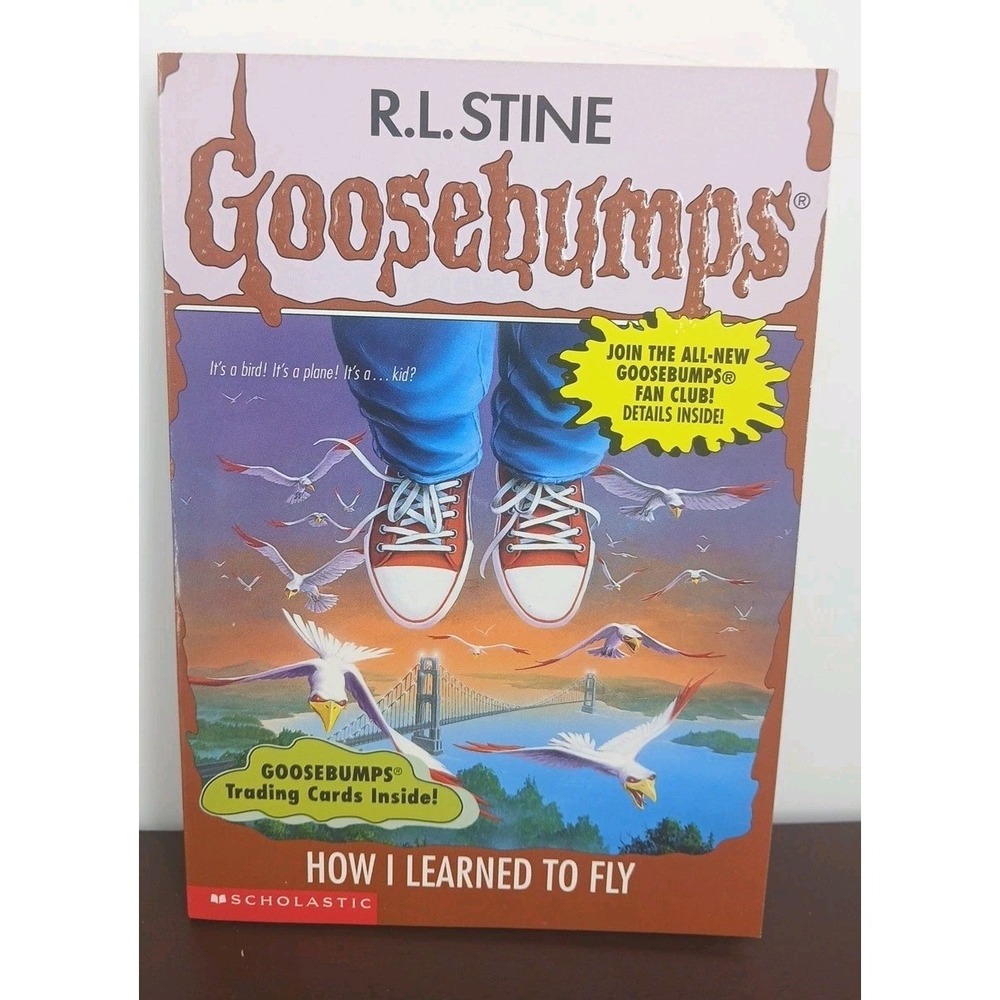 Goosebumps #52: How I Learned to Fly - First Print Insert Cards And Bookmark EUC